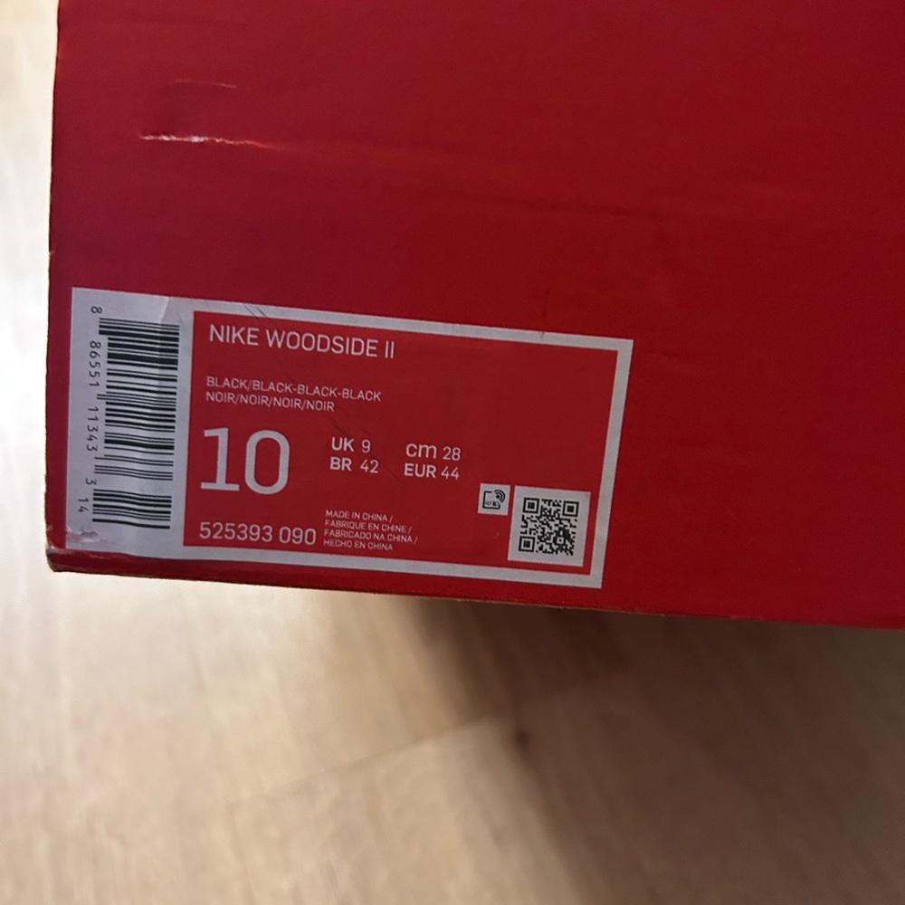 Nike Woodside II Black Boots